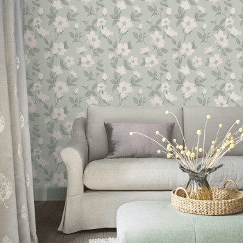 Discover patterns that let your personality shine through with Graham and Brown's Laura Ashley floral wallpaper collection.