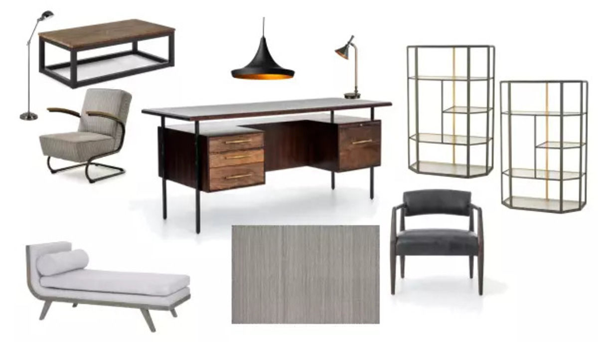 Rustic Contemporary Home Office image 0