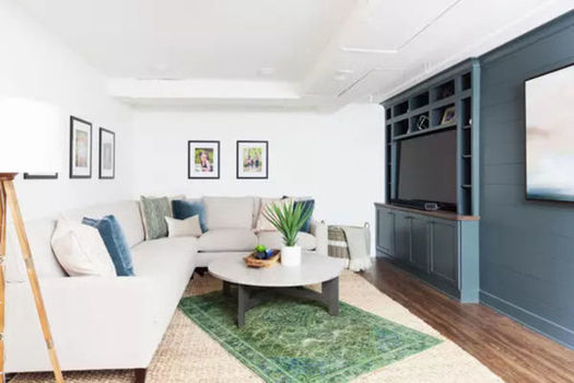 Modern Tudor Basement By Scout & Nimble image 0