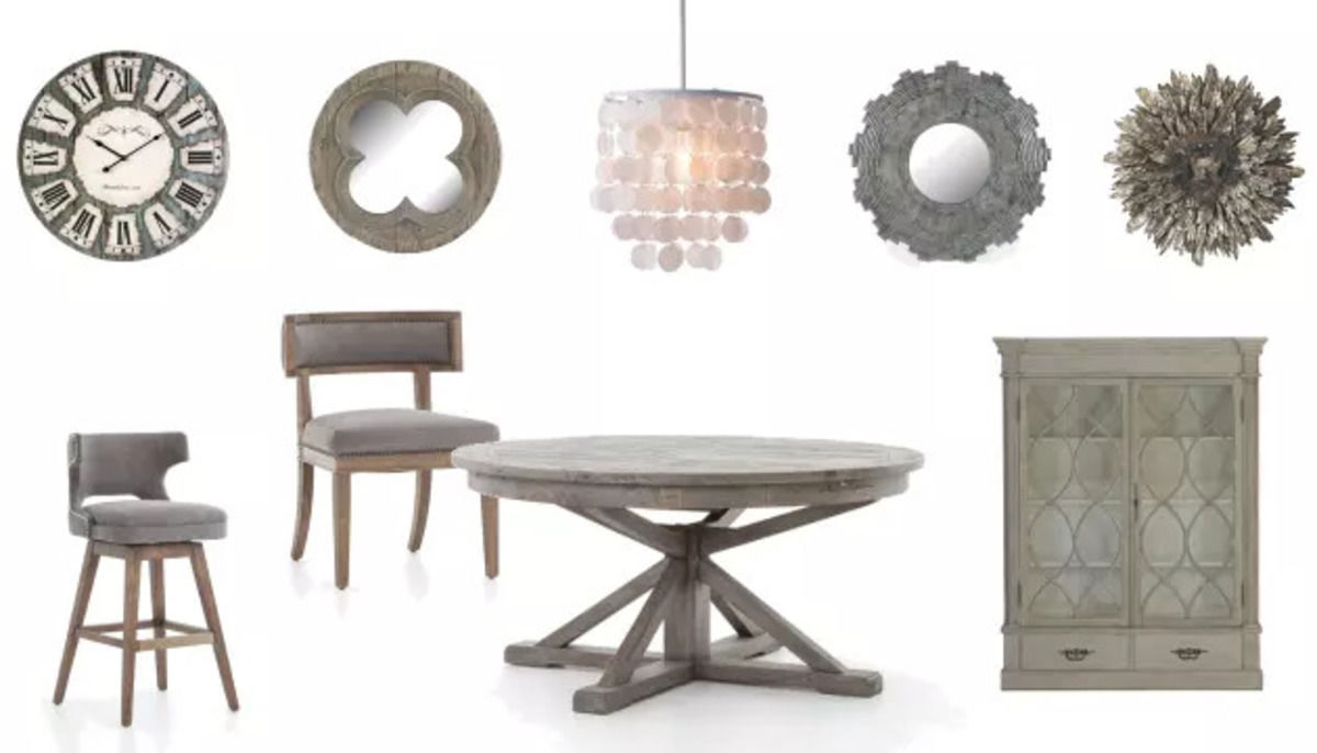 Rustic Stone Dining Room image 0