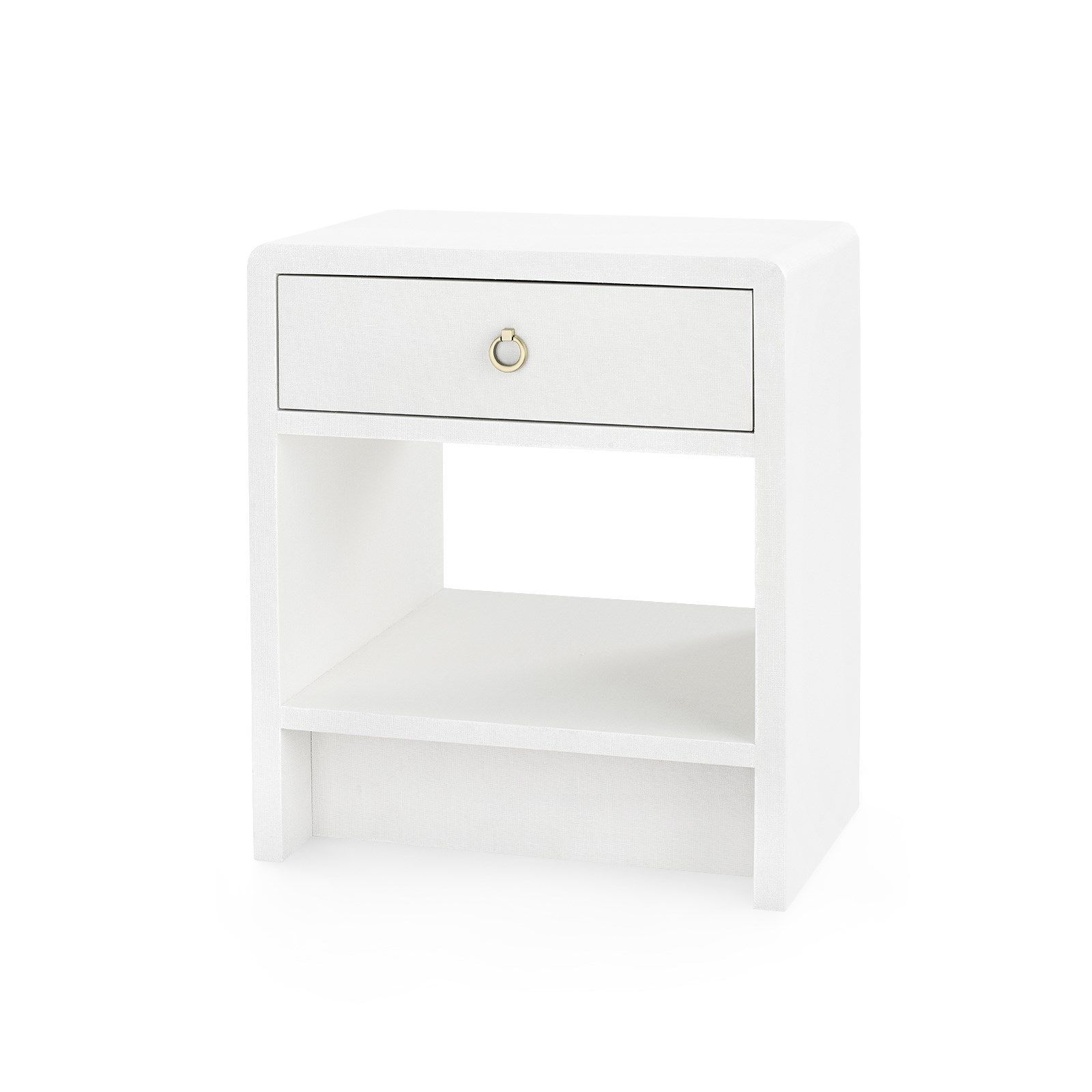 Scout & Nimble Benjamin Linen 1 Drawer Side Table