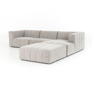 Langham Channeled 3 Pc Sectional W/ Ottoman main image