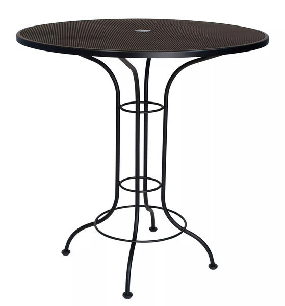 42 Wrought Iron Micro Umbrella Bar Table Scout & Nimble