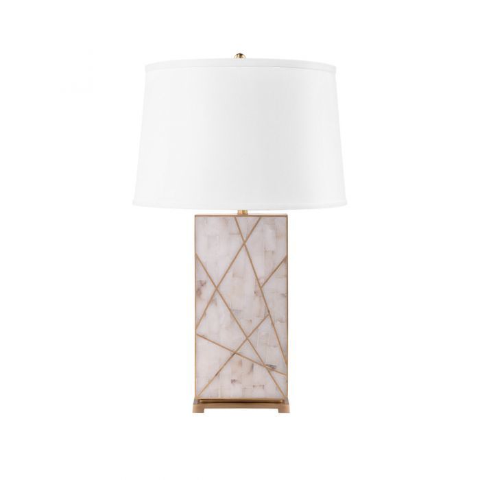 Scout & Nimble Elgin Geometric Marble Gold Lamp