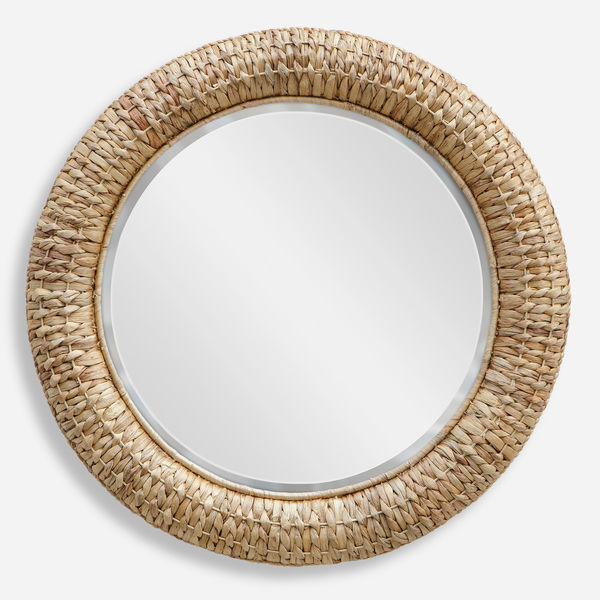 Twisted Seagrass Round Mirror | Scout & Nimble