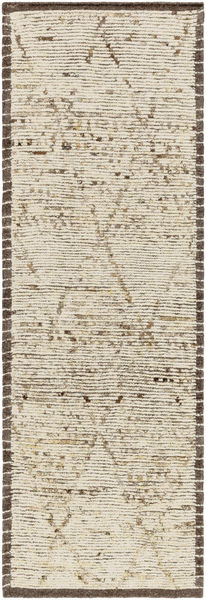 Khyber Hand-Knotted Global Brown / Tan Rug - 2'6