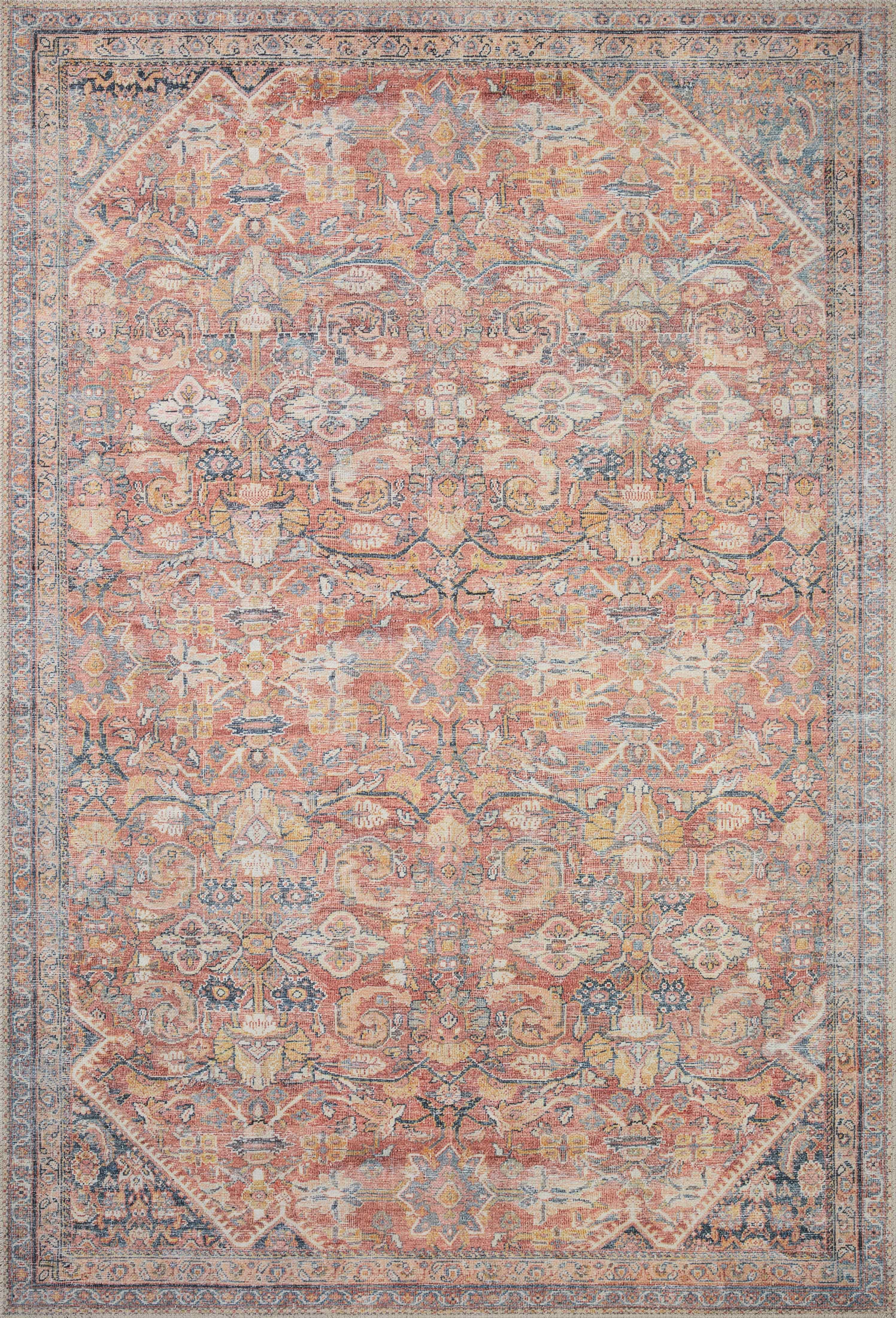 Scout & Nimble Adrian Rust / Denim Rug | ModeSens