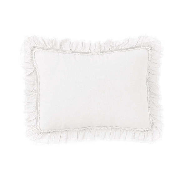 Mathilde Linen King Sham White Scout & Nimble