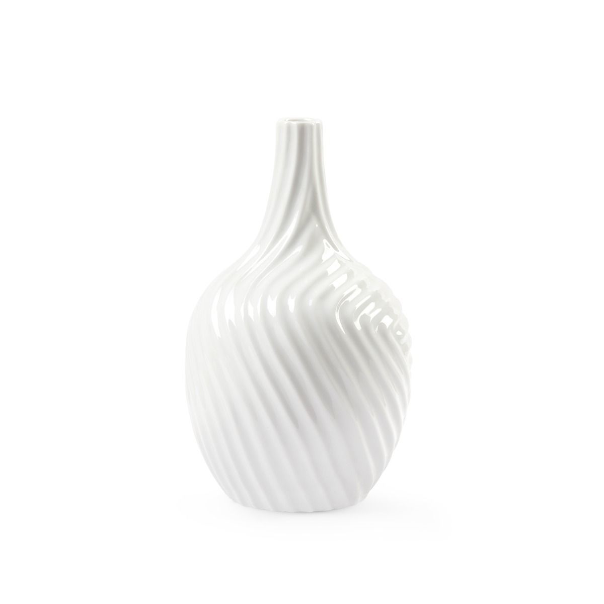 Scout & Nimble Dune White Glazed Porcelain Vase