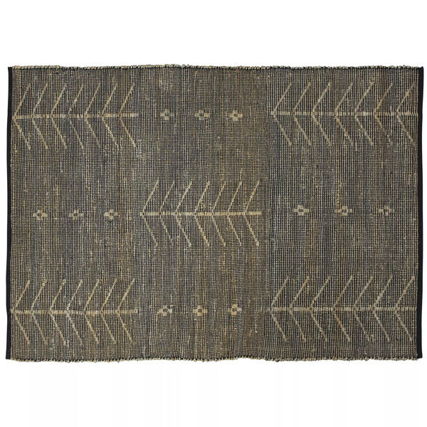 Malika Rug, Hemp, Black | Scout & Nimble