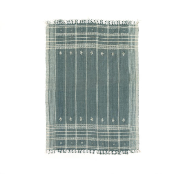 Bhujodi Cornflower Blue Throw Scout & Nimble