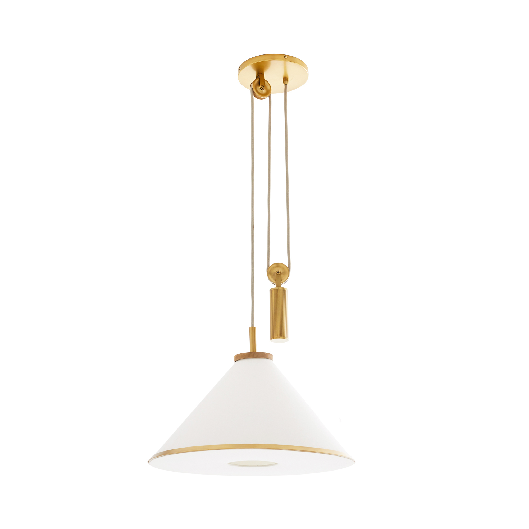 Scout & Nimble Norfolk White Linen Pendant