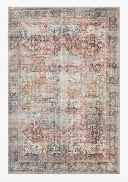 Loren Rug Loren Brick / Multi Rug | Scout & Nimble