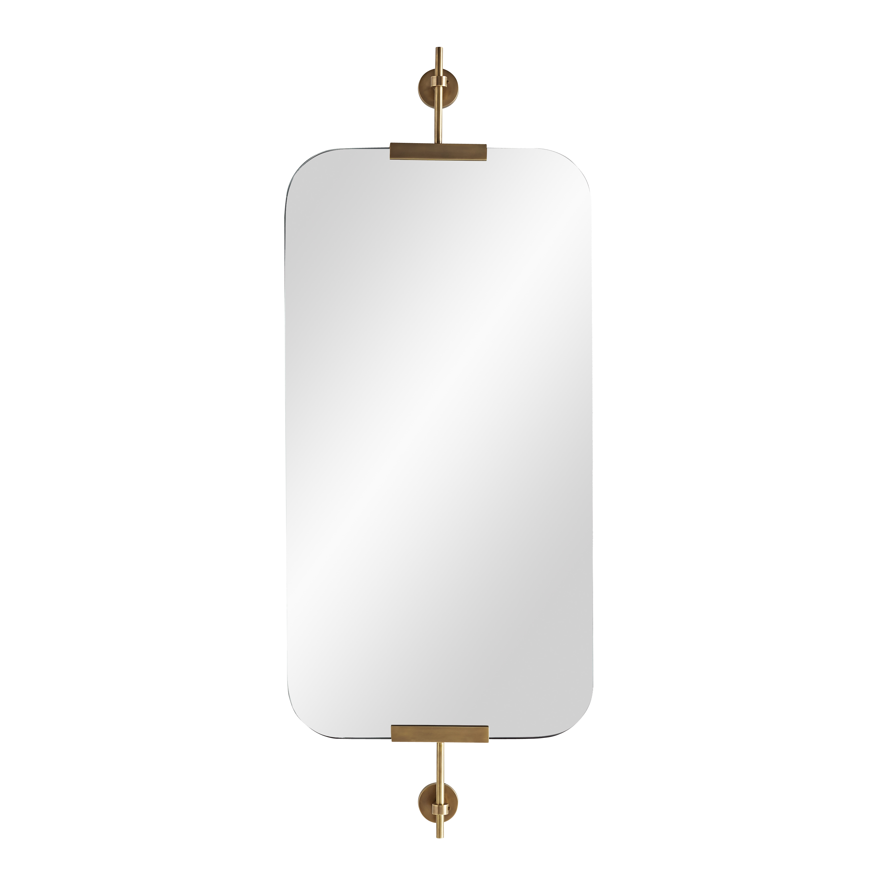 Scout & Nimble Madden Antique Gold Brass Mirror