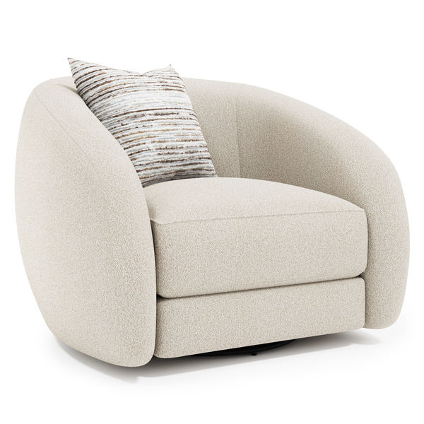Austen Fabric Swivel Chair | Scout & Nimble