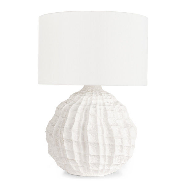 Caspian White Ceramic Table Lamp | Scout & Nimble