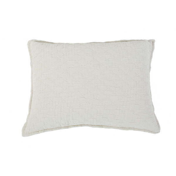 Ojai Cotton Standard Sham - Greige | Scout & Nimble
