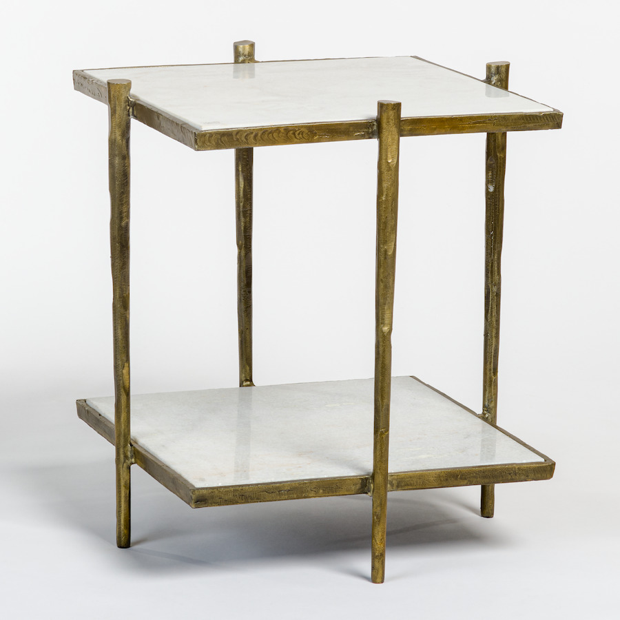 Scout & Nimble Ren Brass Aluminum End Table