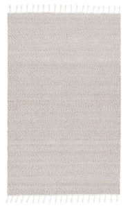 Adria Indoor/ Outdoor Solid Cream/ Gray Rug main image
