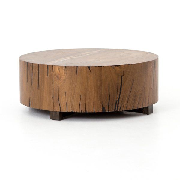 Hudson Natural Yukas Drum Coffee Table | Scout & Nimble