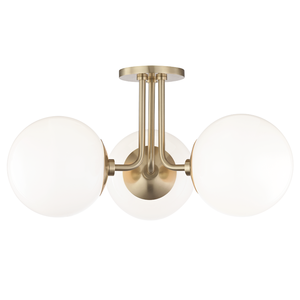 Stella miila☆　0226 Stella 3 Light Semi Flush | Scout & Nimble