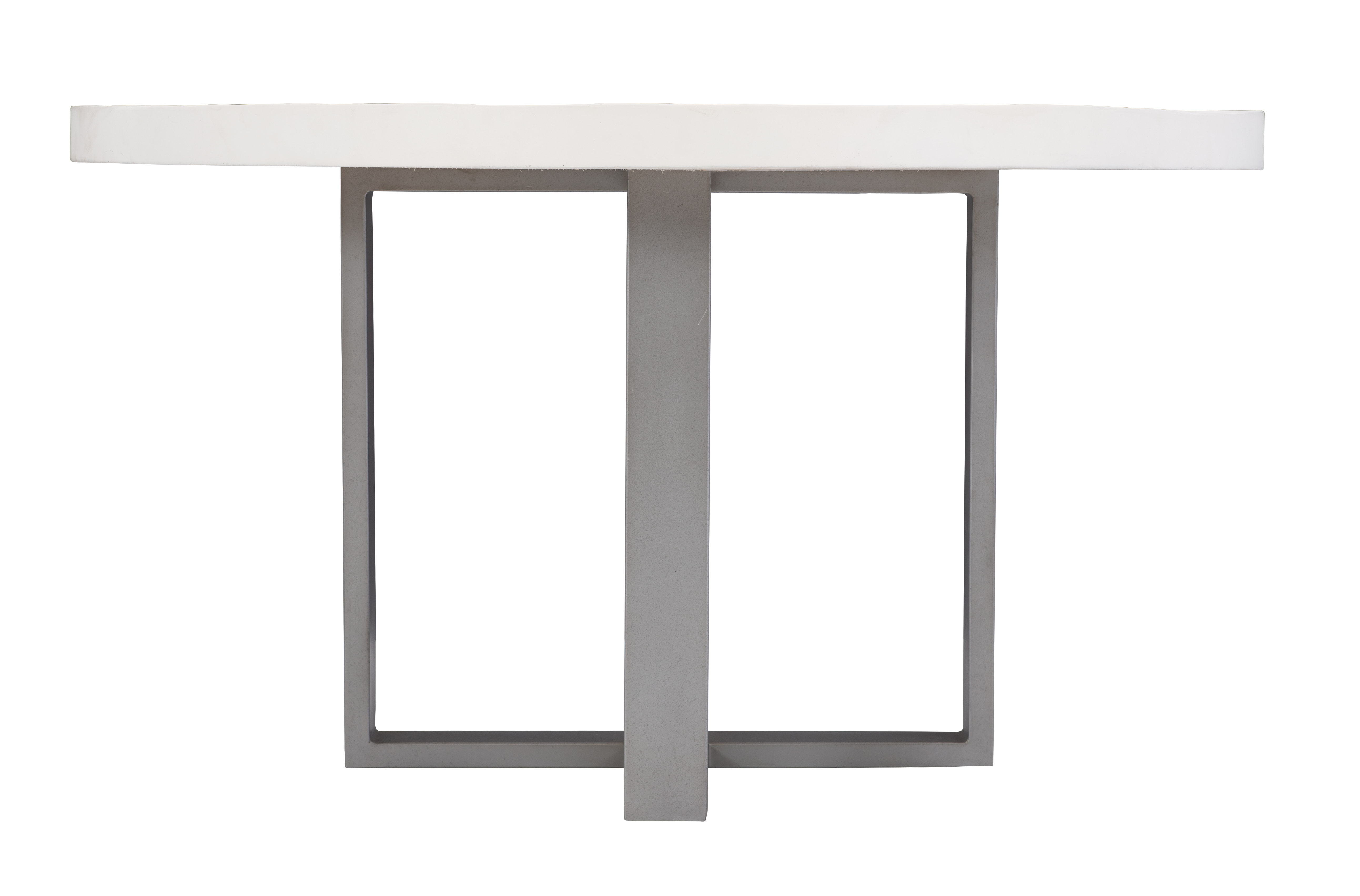 Scout & Nimble Del Mar Sleek Concrete Round Outdoor Dining Table