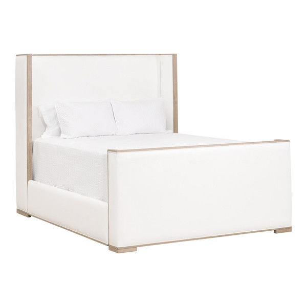 Tailor Upholstered Natural Oak Queen Bed | Scout & Nimble