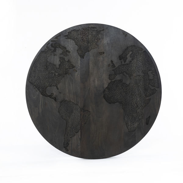 Carved World Map Panel Scout & Nimble