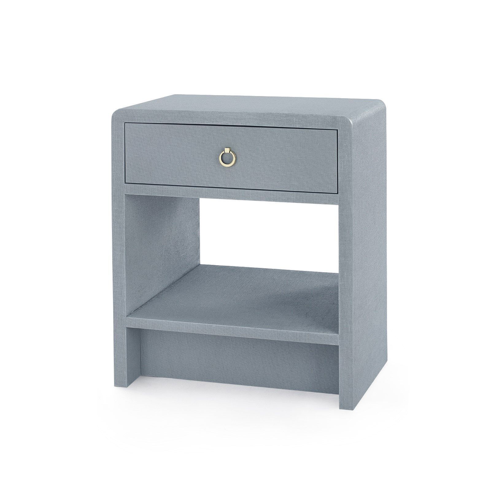 Scout & Nimble Benjamin Linen 1 Drawer Side Table