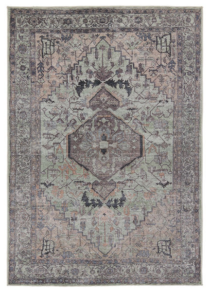 Abbot Rug Abbott Medallion Green/ Dark Brown Rug | Scout & Nimble
