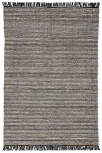 Torre Indoor / Outdoor Solid Black / Rust Area Rug main image