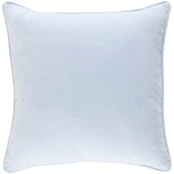 Safflower Pale Blue Velvet Pillow Scout & Nimble