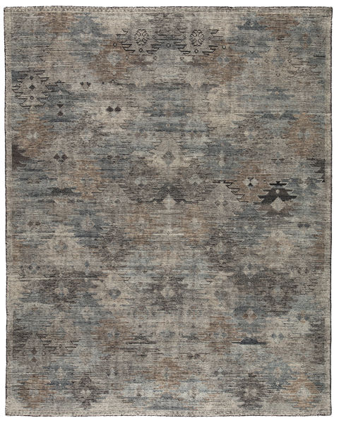 Rasist Rug Nakoda Hand Knotted Tribal Black / White Area Rug | Scout & Nimble