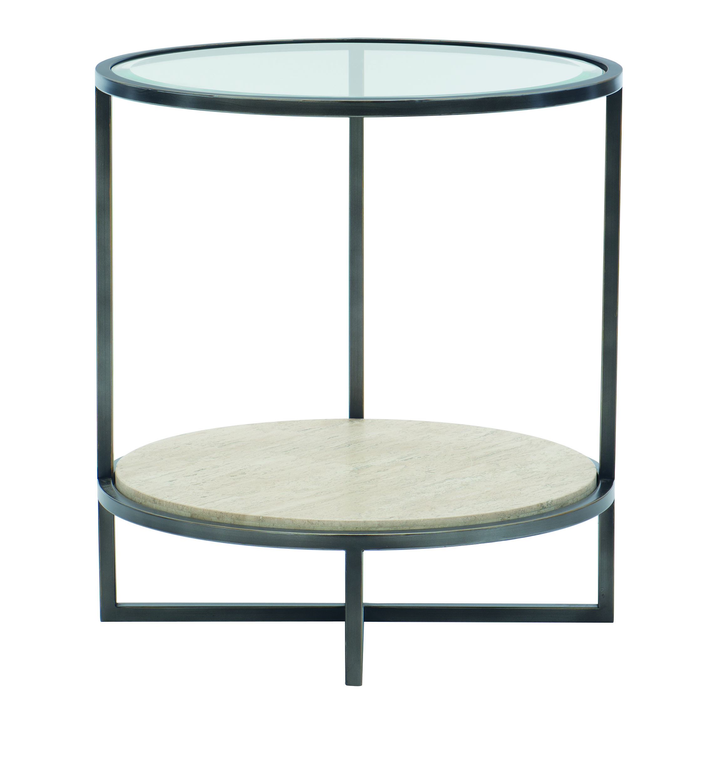 Scout & Nimble Harlow Metal Round Chairside Table