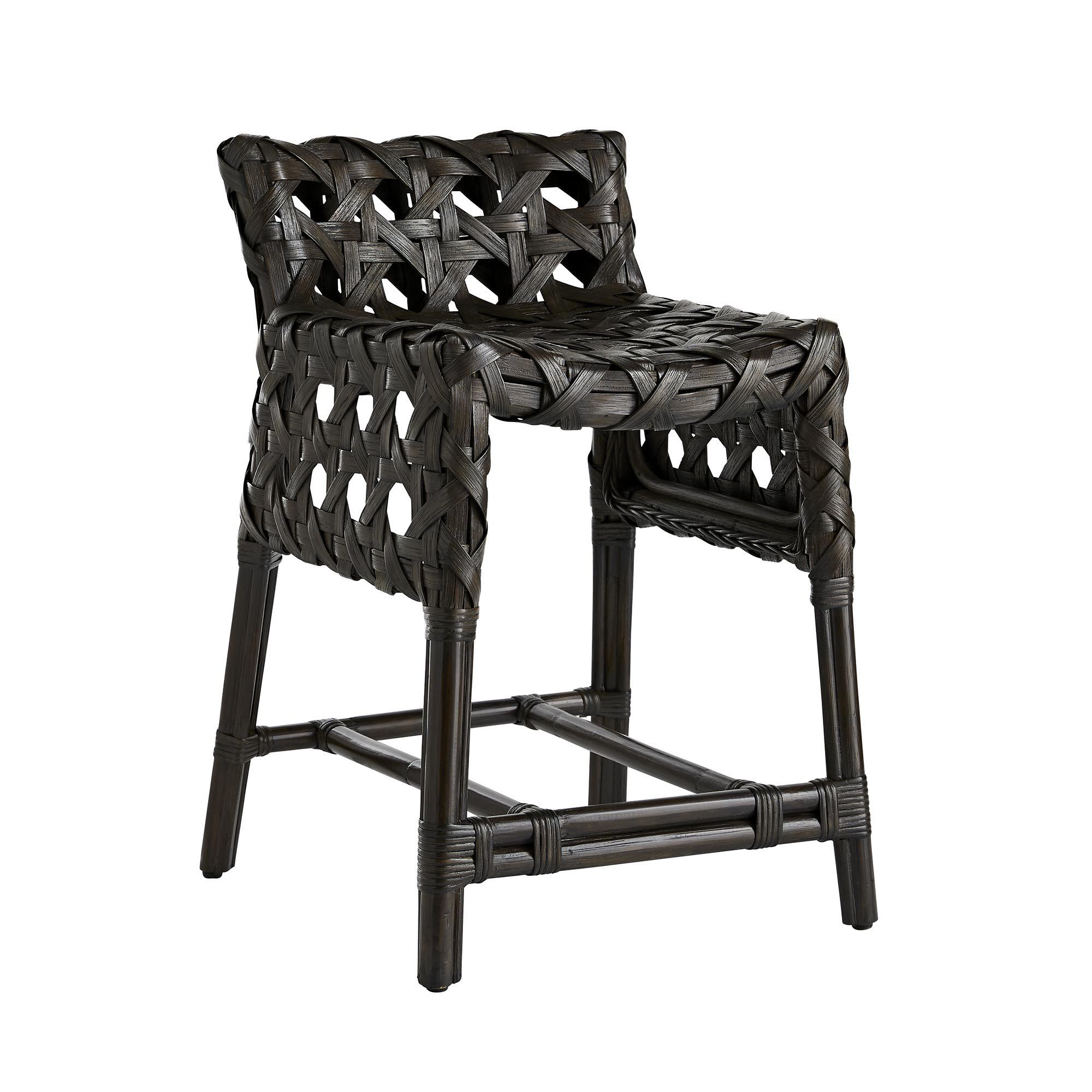 Scout & Nimble Richmond Espresso Rattan Counter Stool
