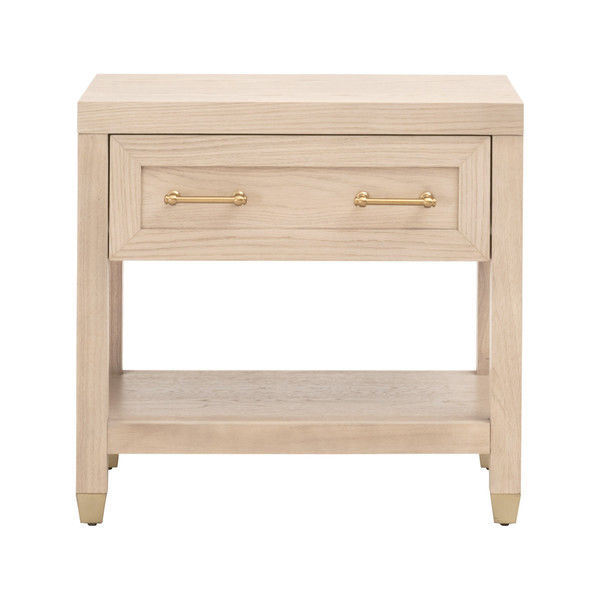 Stella 1Drawer Light Honey Oak Nightstand Scout & Nimble