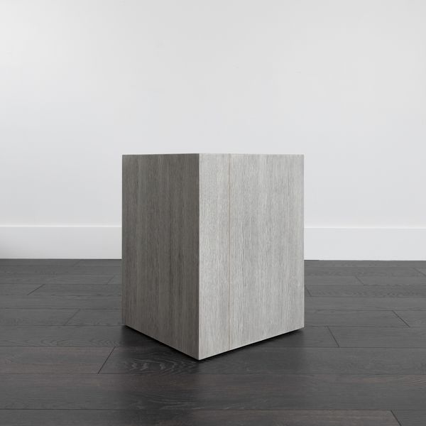 Brighton Brushed Smoke Oak End Table | Scout & Nimble