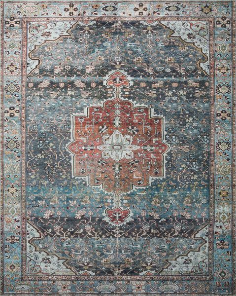 Margot Ocean / Brick Rug | Scout & Nimble