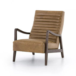 Emmett Dakota Tobacco Leather Sling Chair
