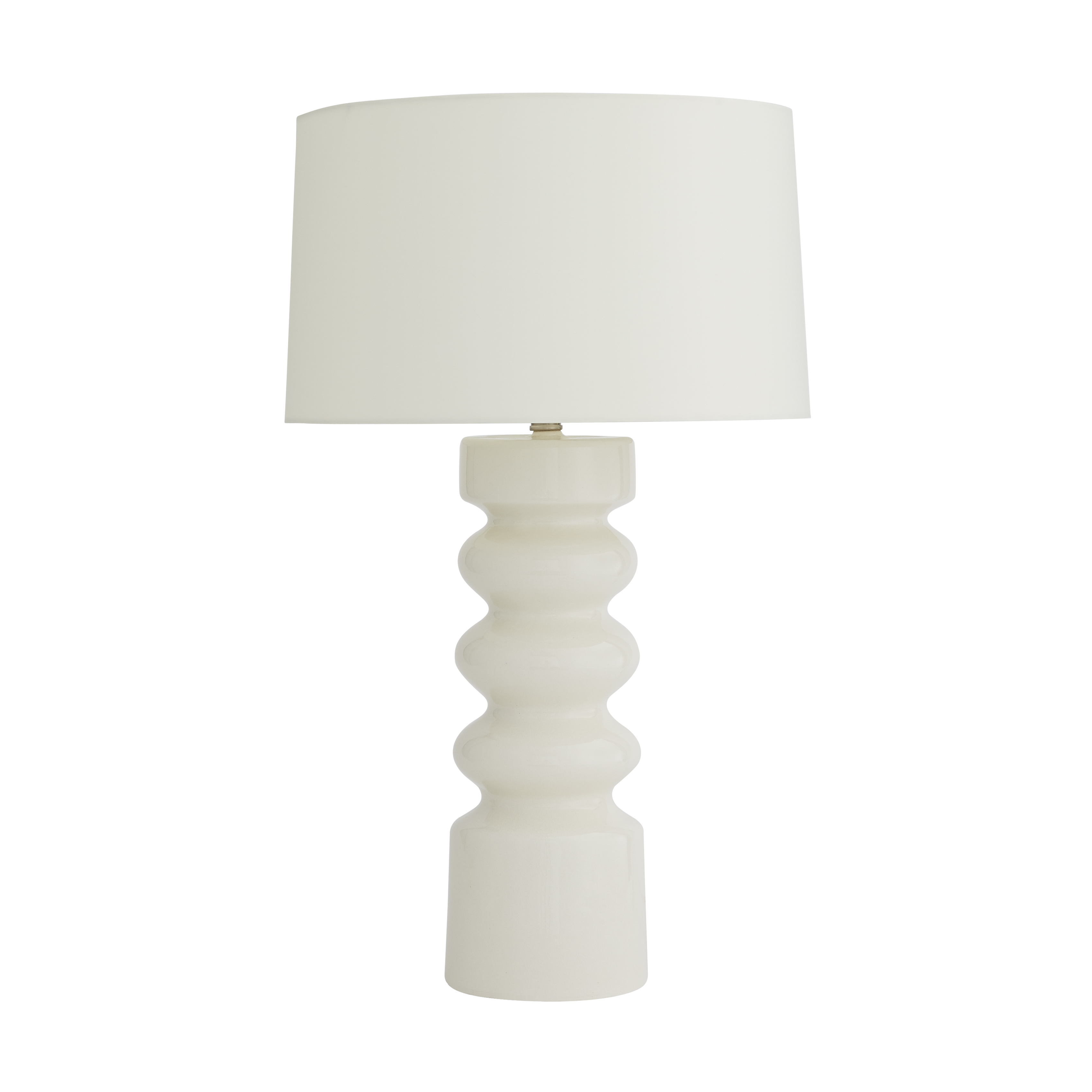 Scout & Nimble Wheaton White Crackle Porcelain Lamp