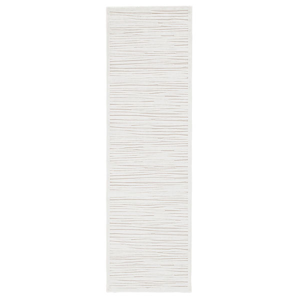 White Rug Line Linea Abstract White Rug | Scout & Nimble