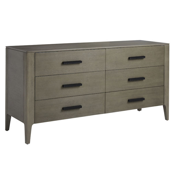 grey alder dresser Malibu Latte Six Drawer Oak prom dress shops uk