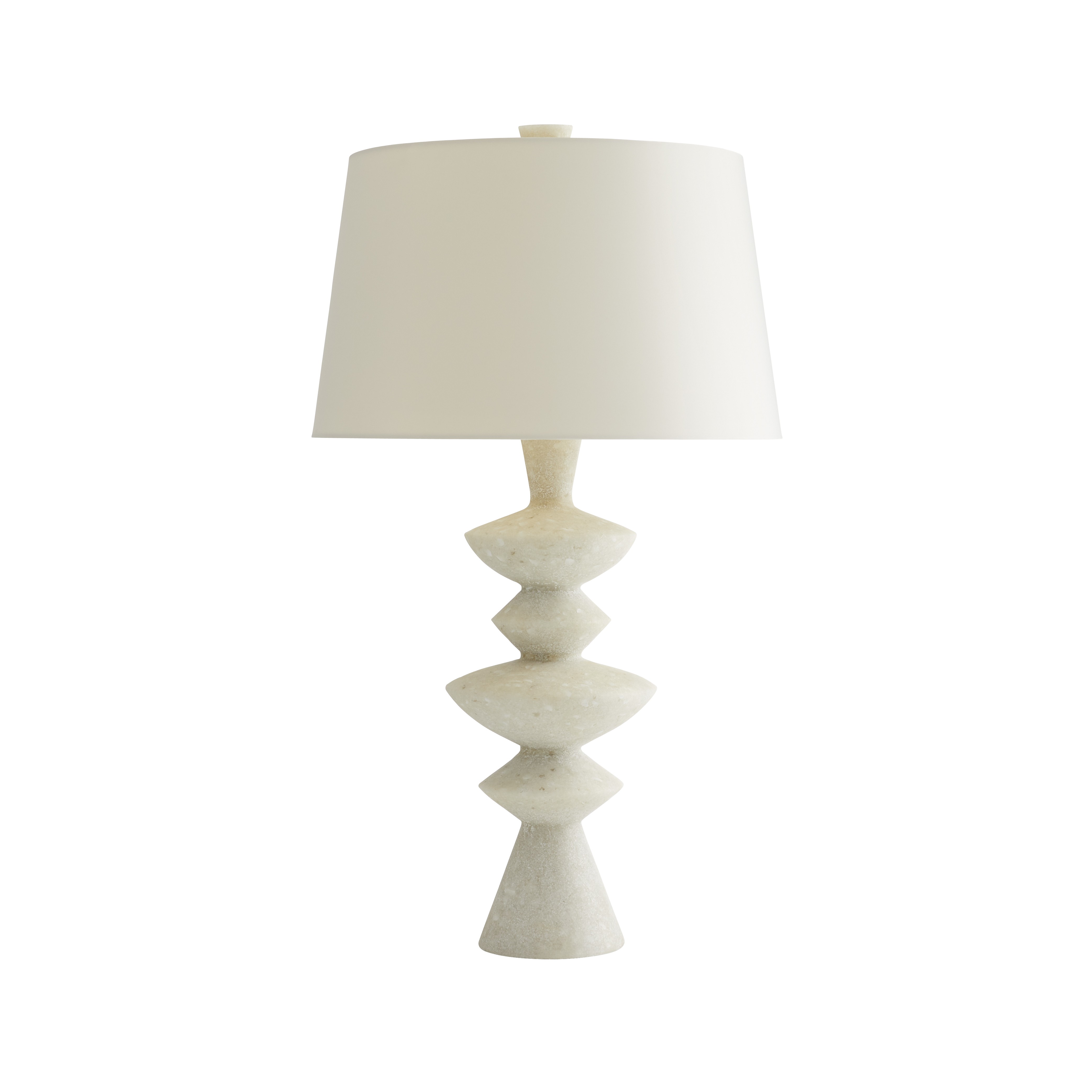 Scout & Nimble Jillian White Glass Stone Lamp
