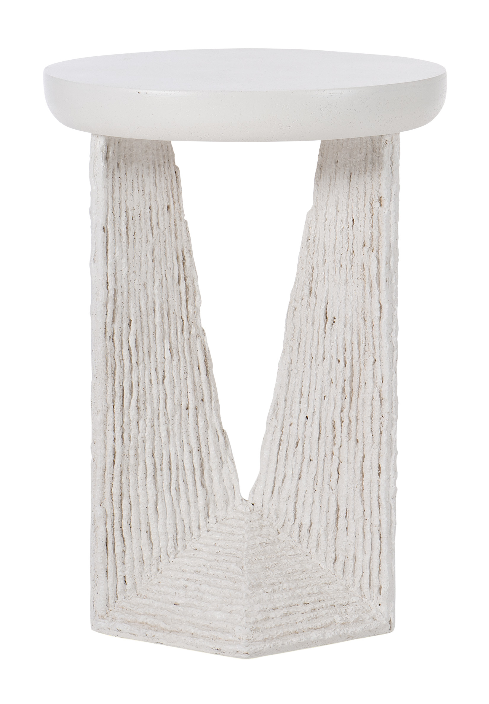 Scout & Nimble Voile Ivory Outdoor Rope Accent Table