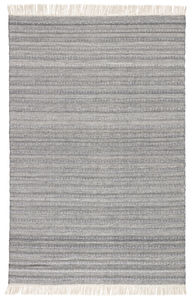 Torre Indoor / Outdoor Solid Gray / Cream Area Rug main image
