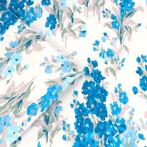 Laura Ashley Picardie Blue Sky Floral Wallpaper | Scout & Nimble
