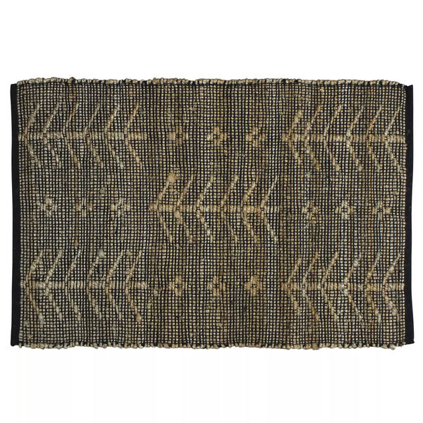 Malika Rug, Hemp, Black | Scout & Nimble