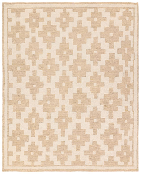 Taroudant Handknotted Geometric Tan / Cream Rug | Scout & Nimble