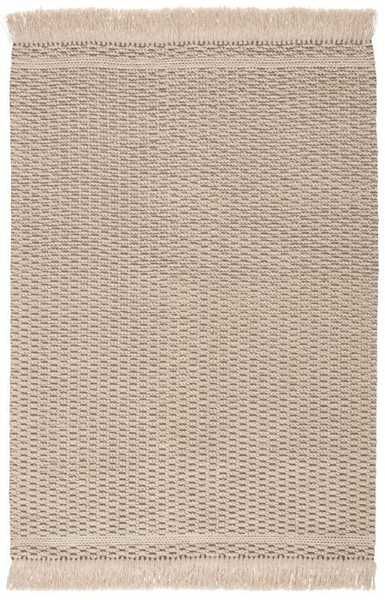 Soleil Indoor / Outdoor Solid Beige / Dark Taupe Area Rug