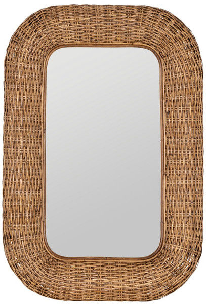 Katie Natural Rattan Wall Mirror | Scout & Nimble
